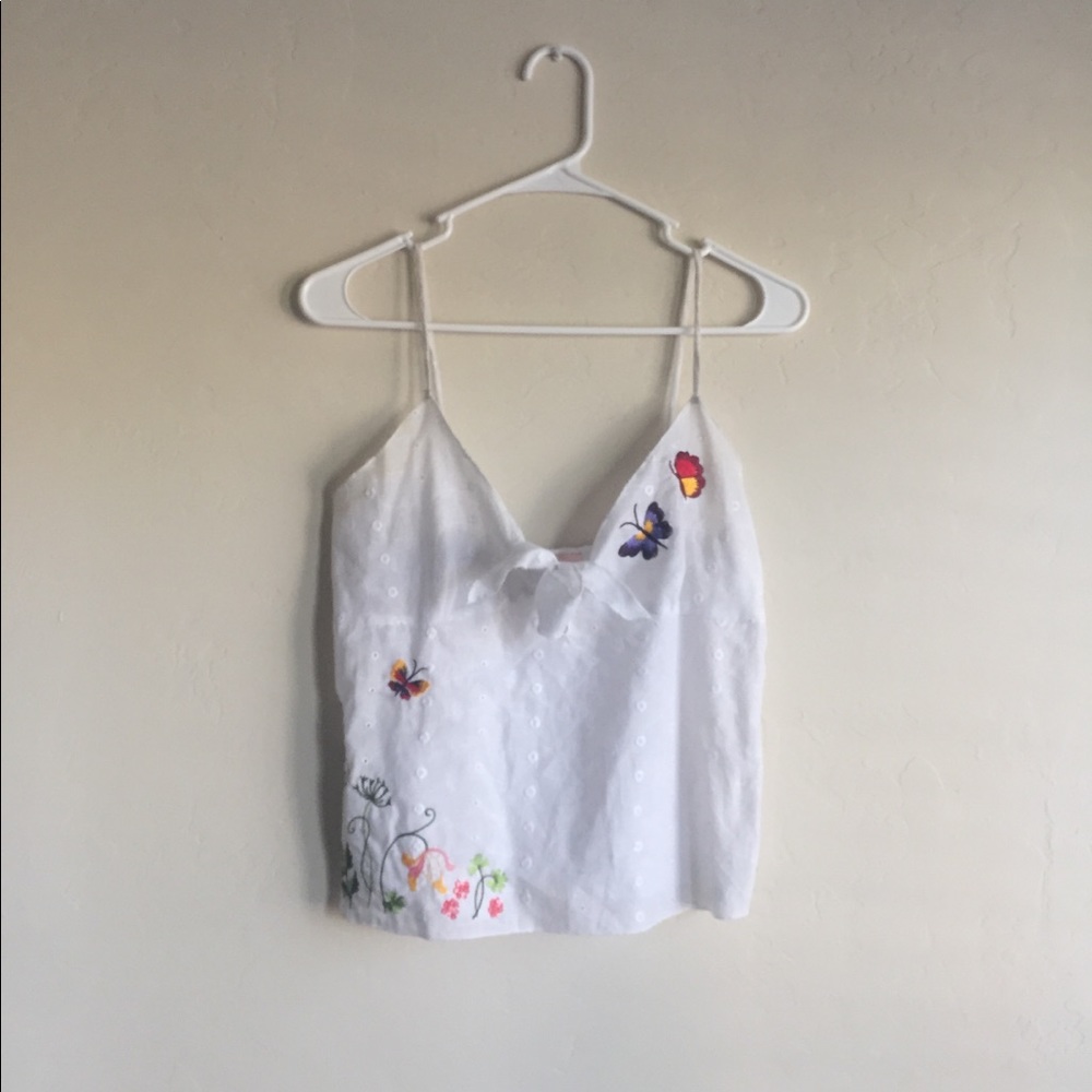 sooki white top from urban outfitters